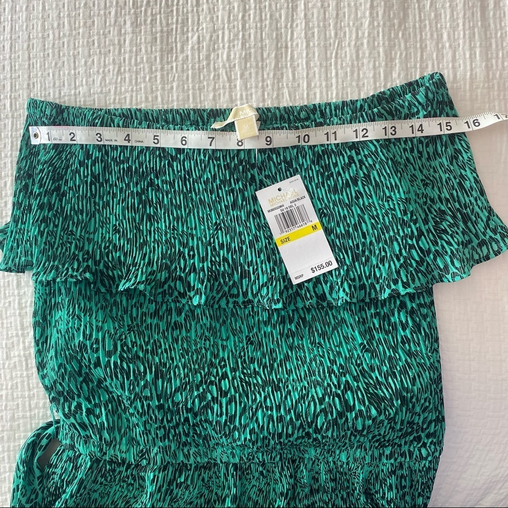 NEW Michael Kors Green Dress Medium - Picture 2 of 10